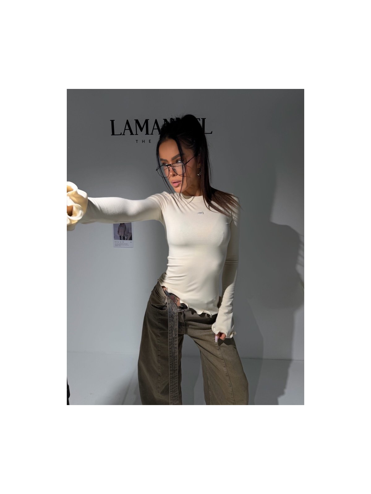 Bluzka/top SALSA, vanilla