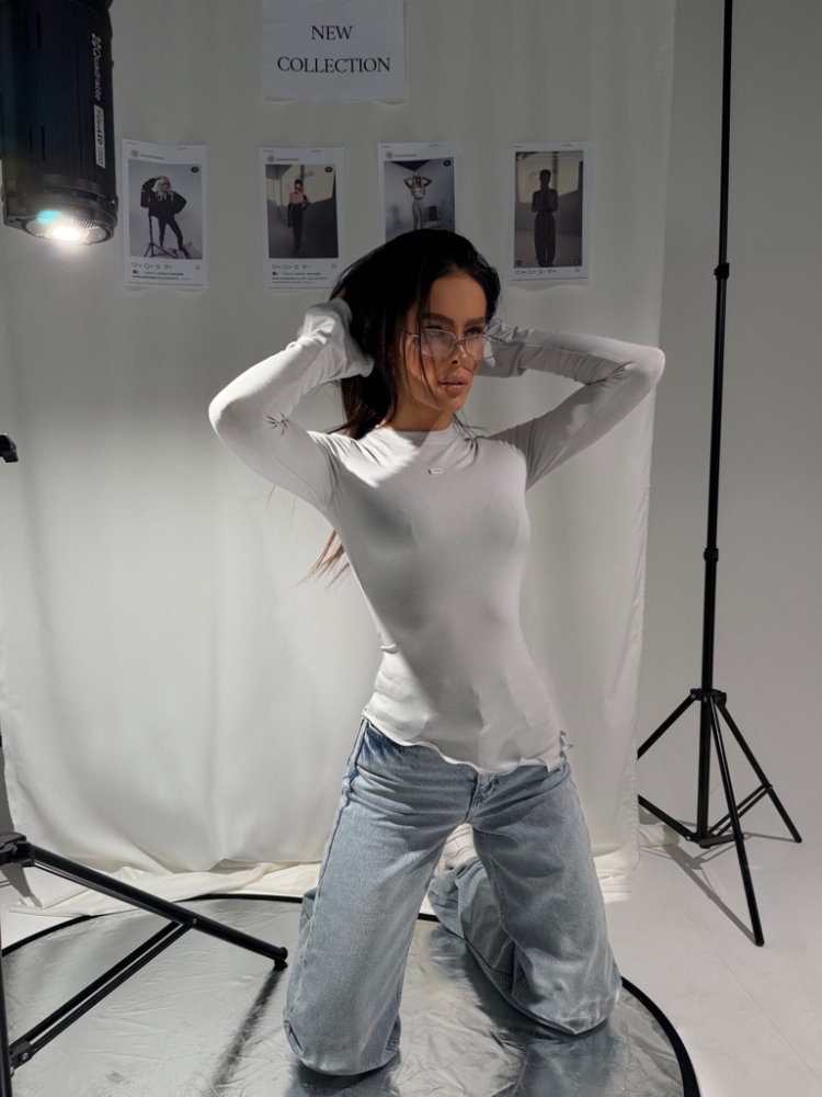 Bluzka/top SALSA, gołębi