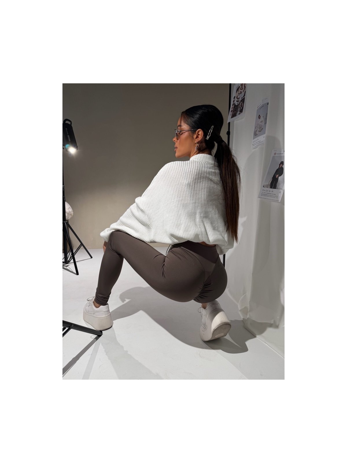 Legginsy SPEED, latte