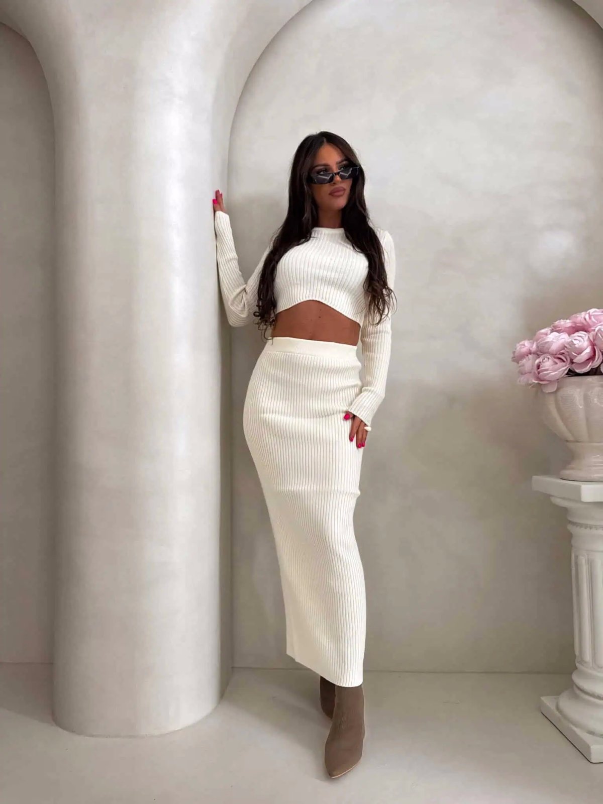 Komplet MELBOURNE, ecru