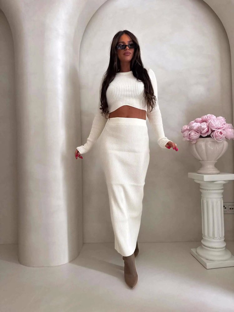 Komplet MELBOURNE, ecru