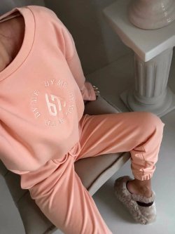 Komplet dresowy LOUIS, morela