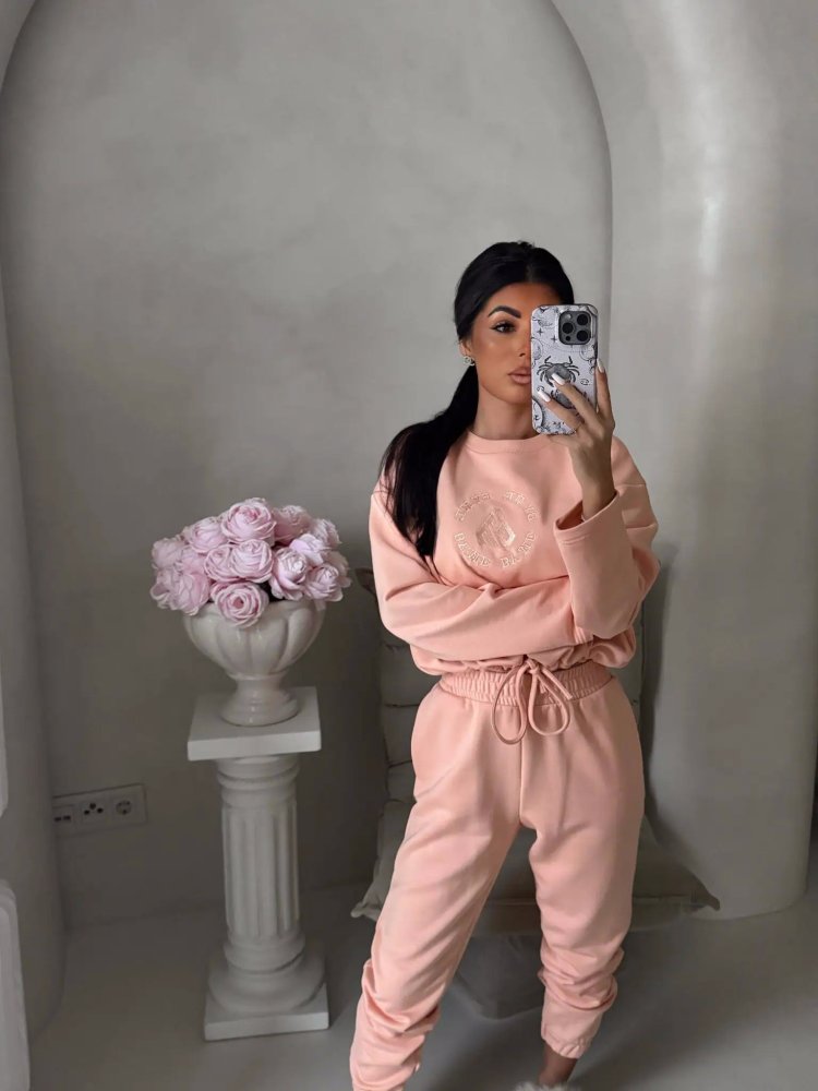 Komplet dresowy LOUIS, morela