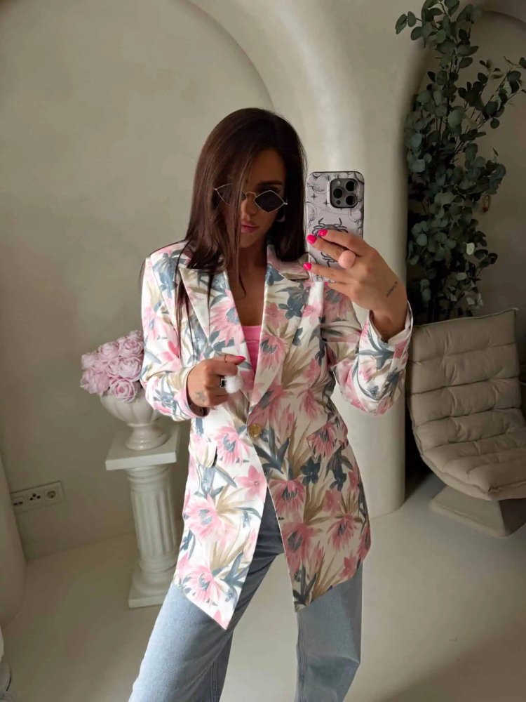 Marynarka LONG, strelitzia