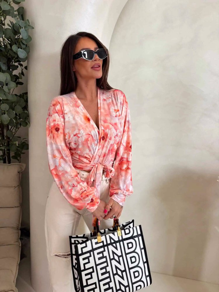 Bluzka z bawełną KAIRA,...