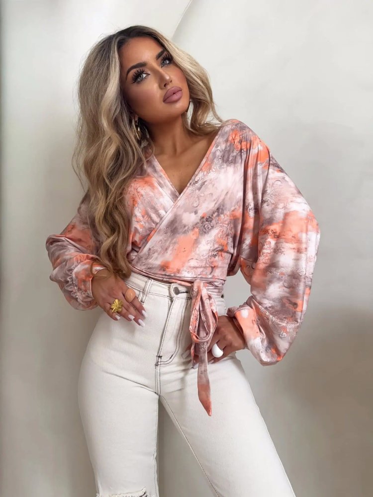 Bluzka z bawełną KAIRA,...