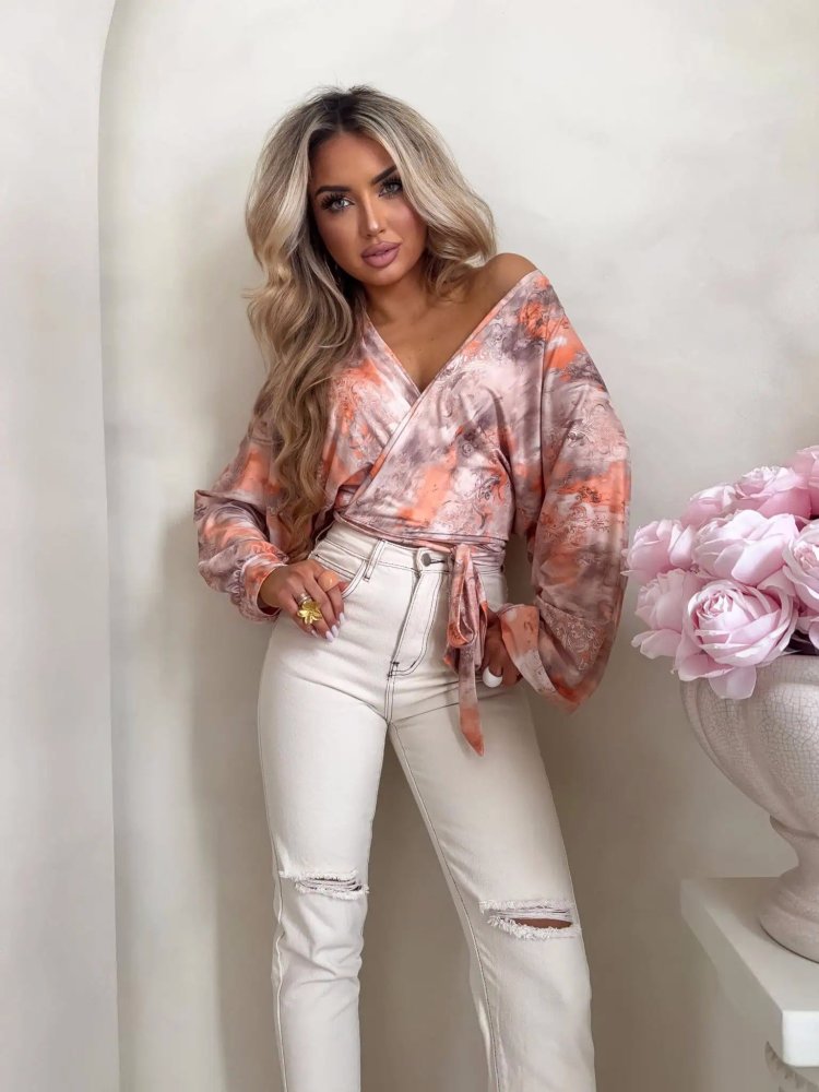 Bluzka z bawełną KAIRA,...