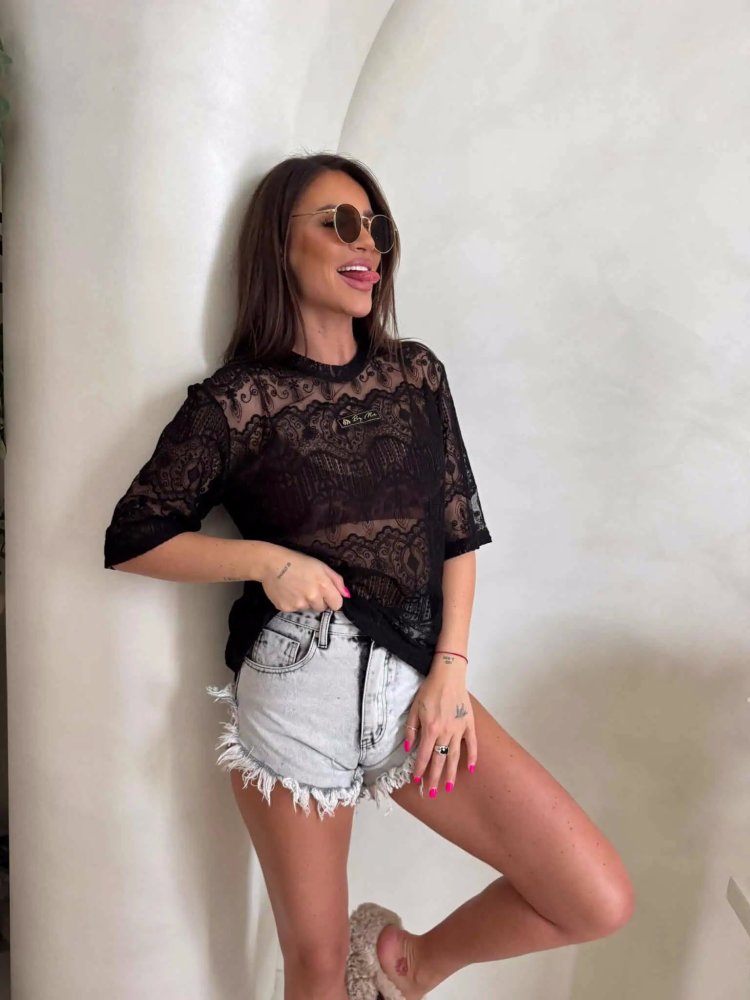 Bluzka PEROLA, black