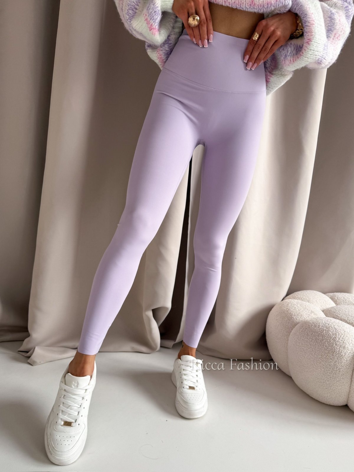 Legginsy z lycrą AZARRO, lila