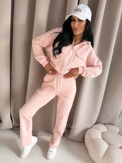 Komplet bawełniany VALERIE, light pink