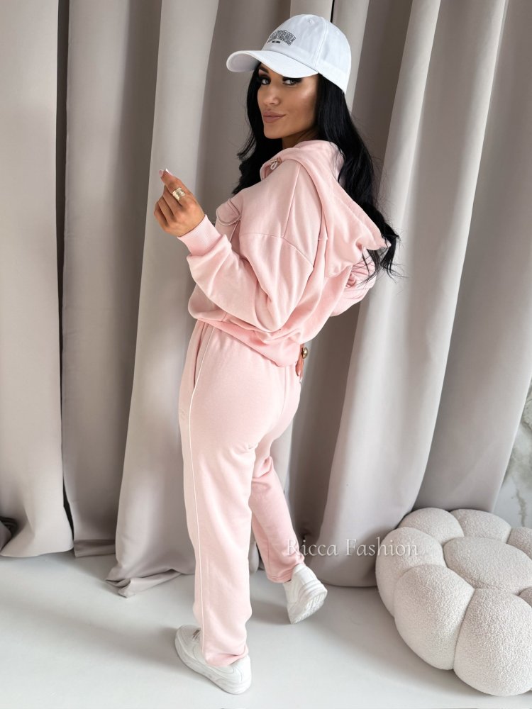 Komplet bawełniany VALERIE, light pink