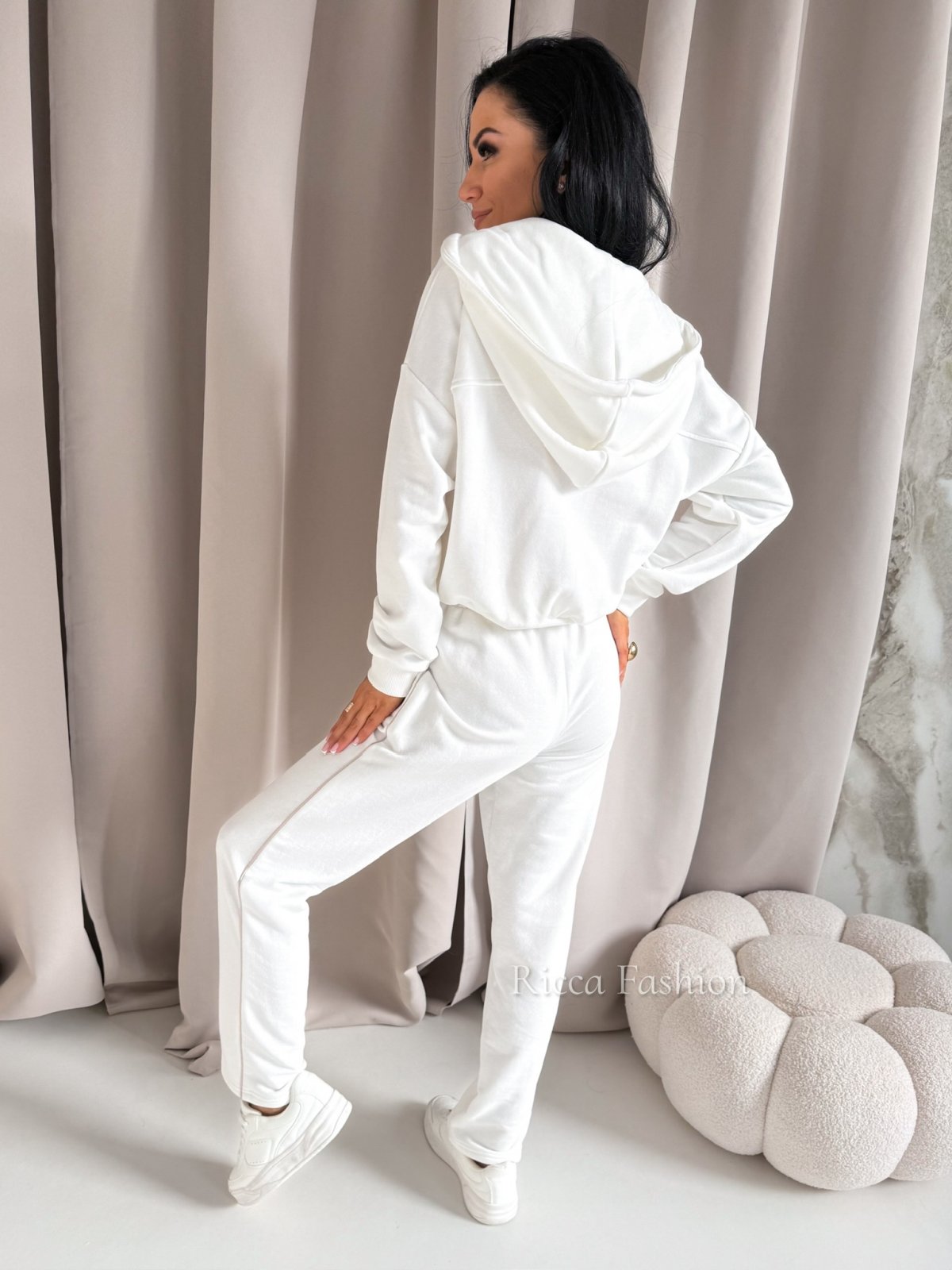 Komplet bawełniany VALERIE, ecru