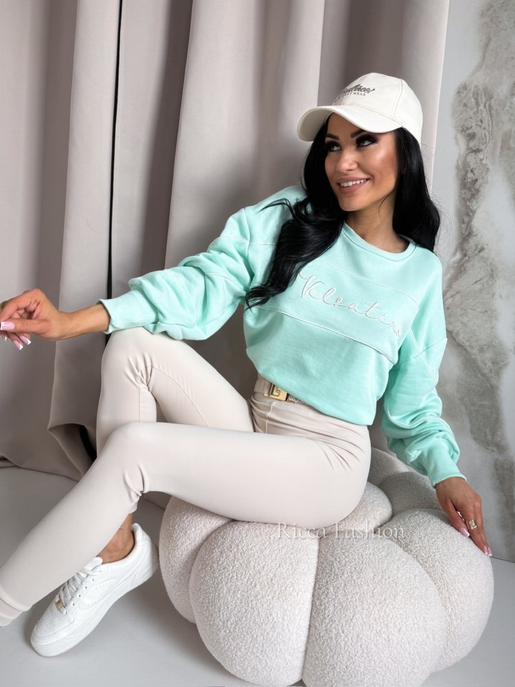 Bluza dresowa VELMA, mint