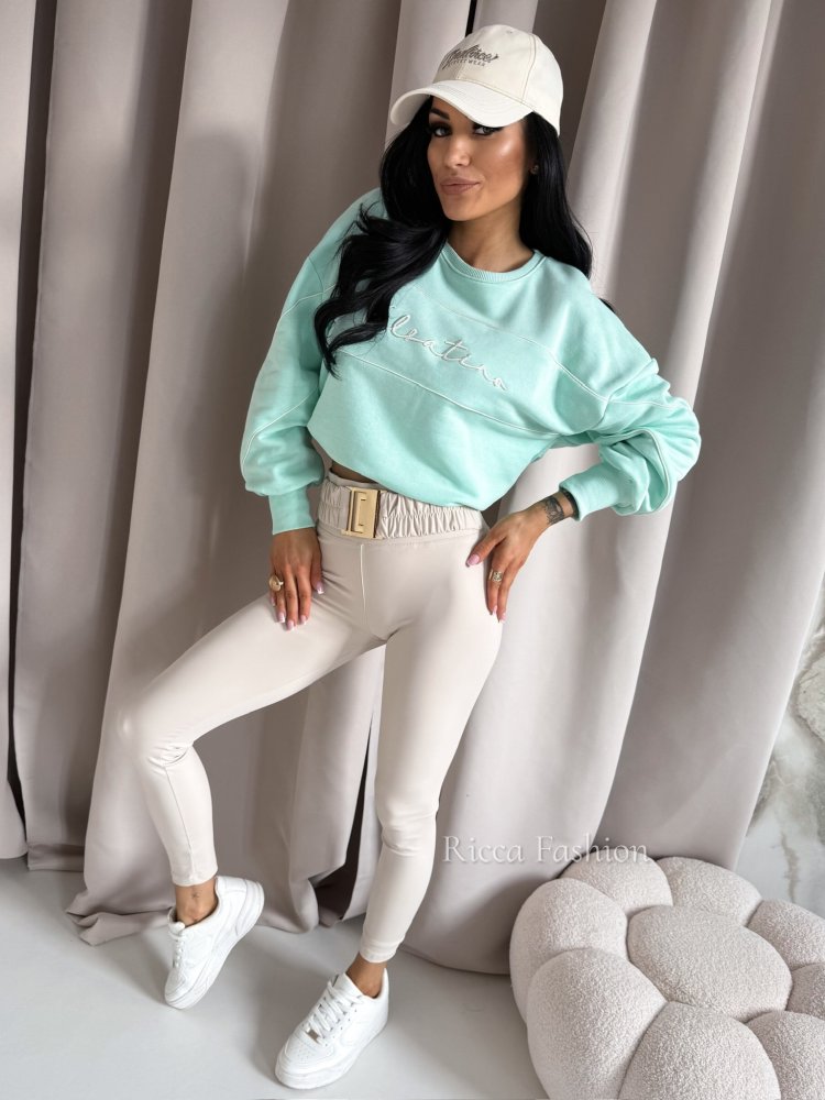 Bluza dresowa VELMA, mint