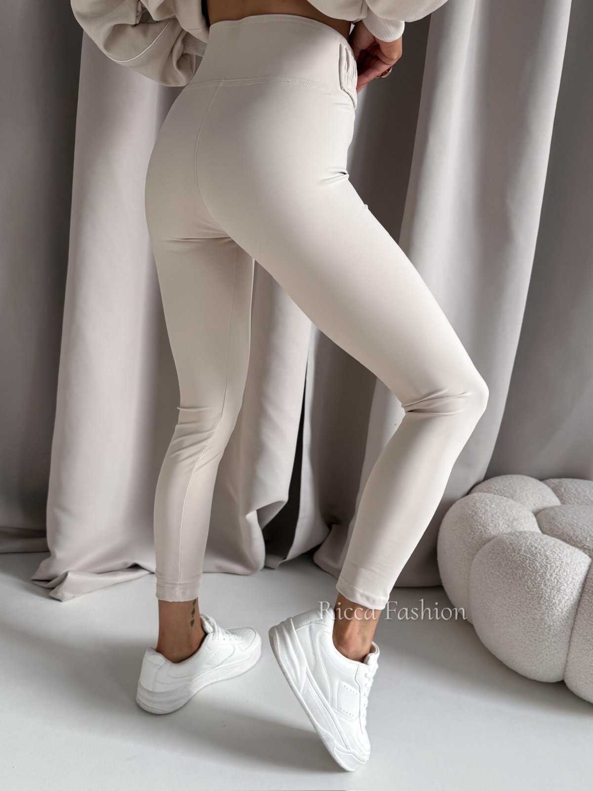 Legginsy z lycrą NOAH, nude