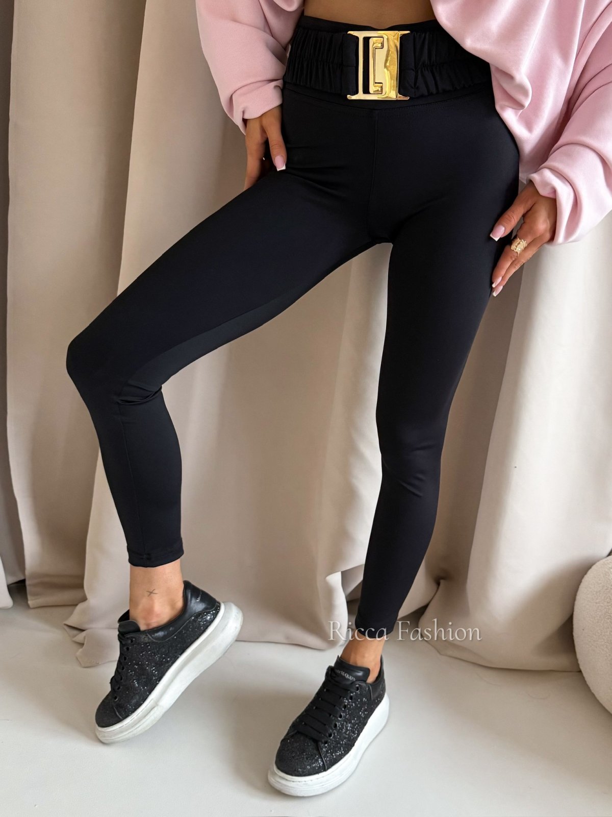 Legginsy z lycrą NOAH, black