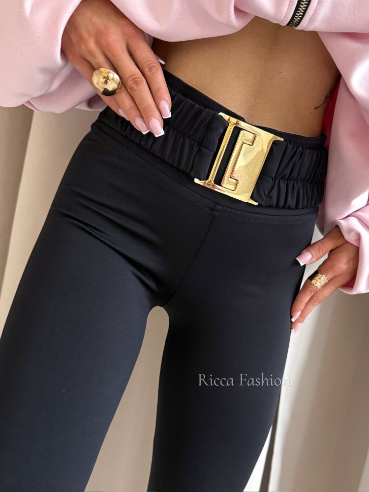 Legginsy z lycrą NOAH, black