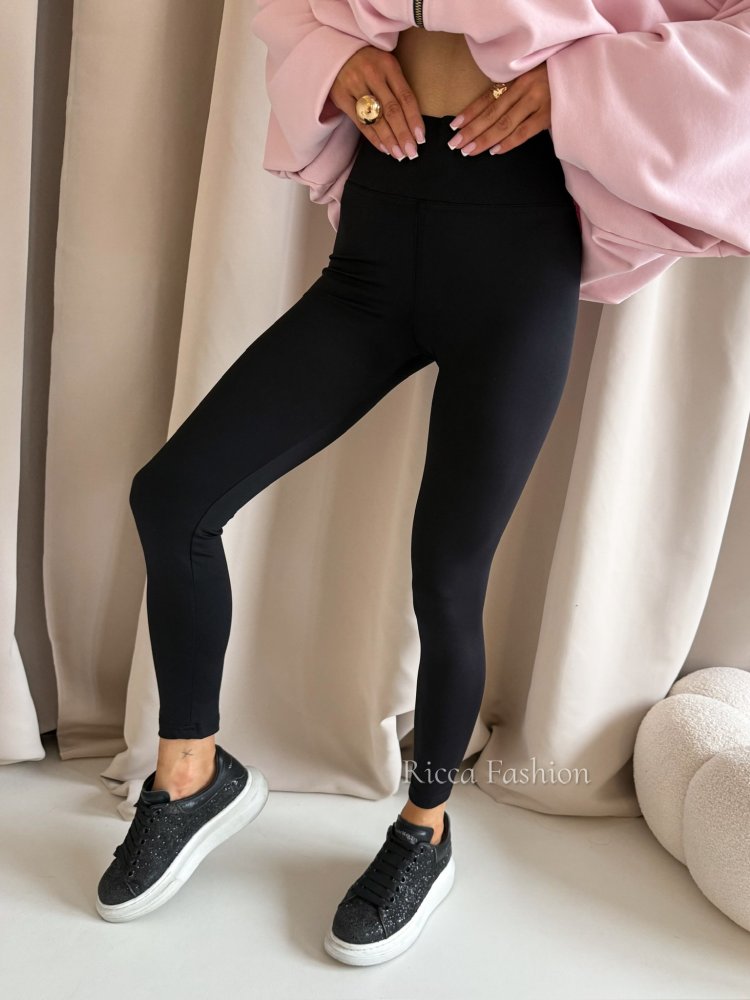 Legginsy z lycry SILK, black