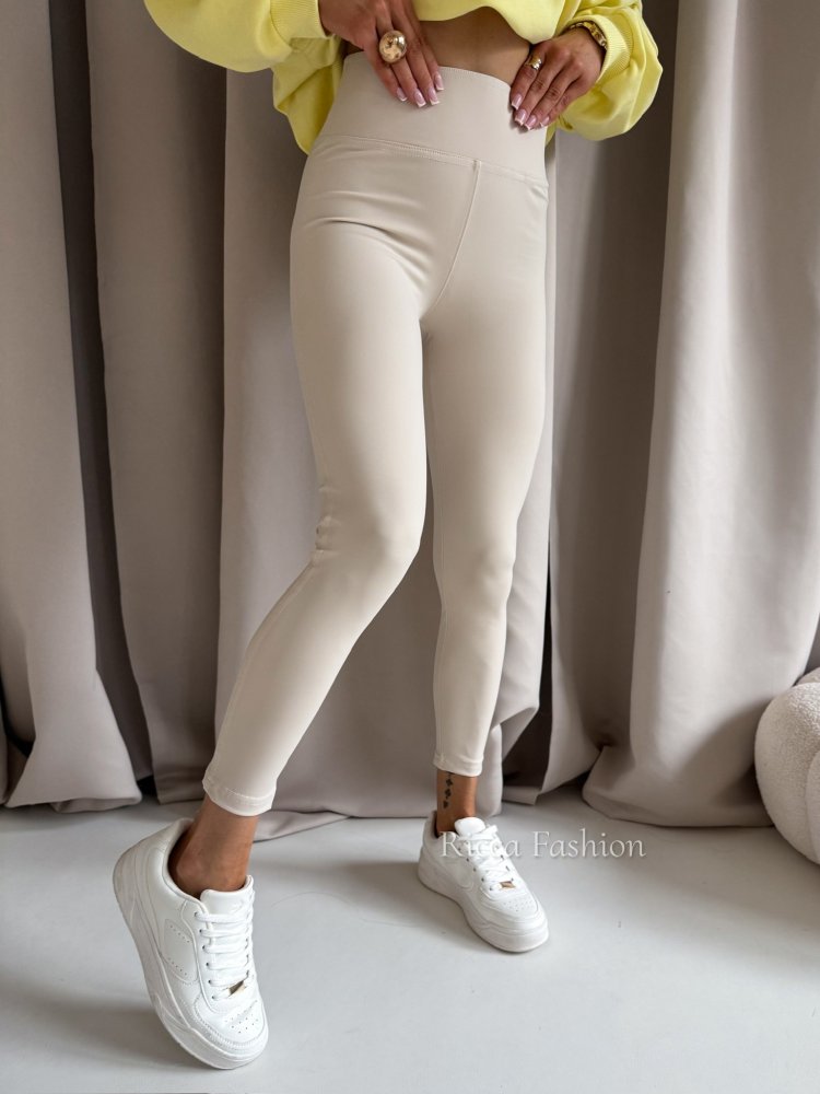 Legginsy z lycry MAROON...