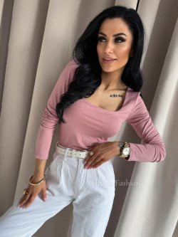 Bluzka basic VIKA, powder