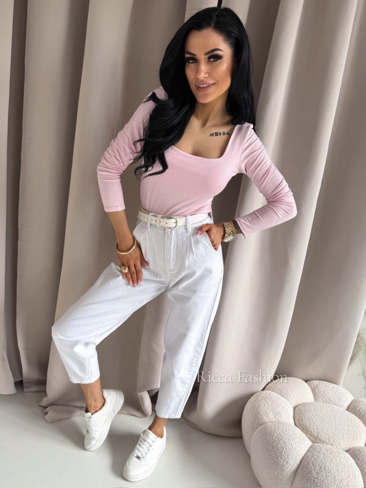 Bluzka basic VIKA, light pink