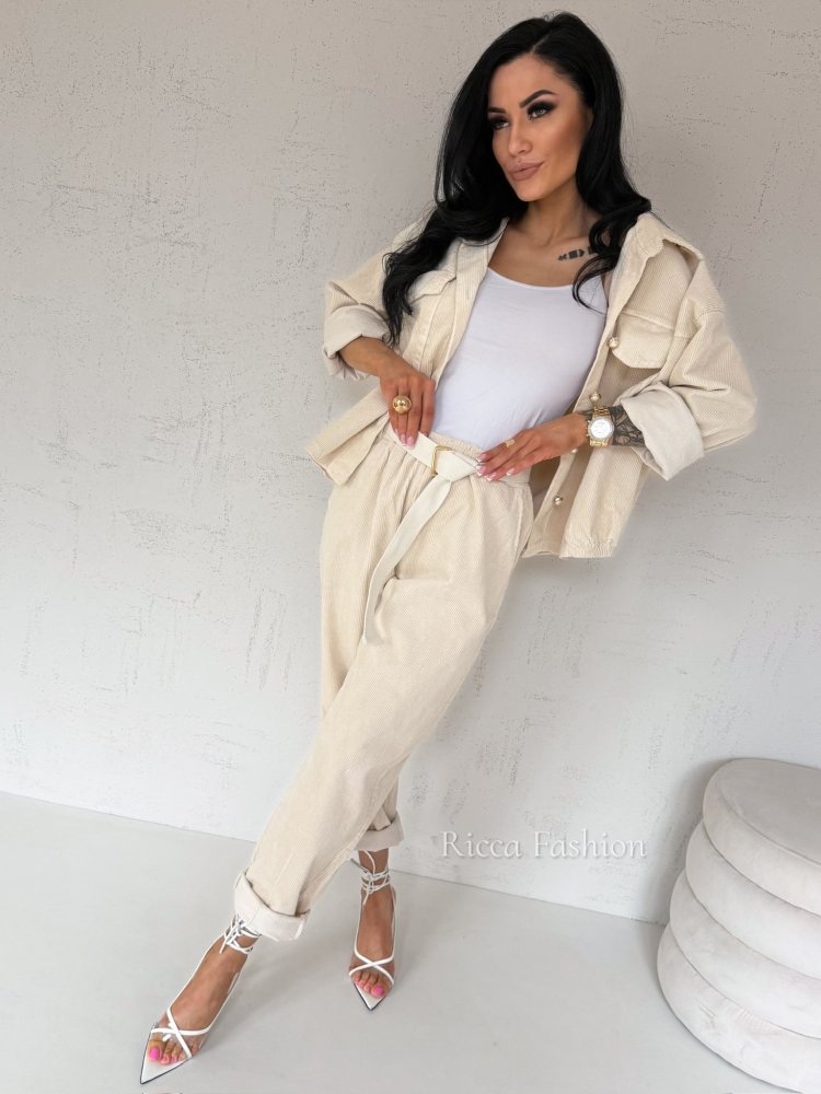 Spodnie sztruksowe BERGAMO,...