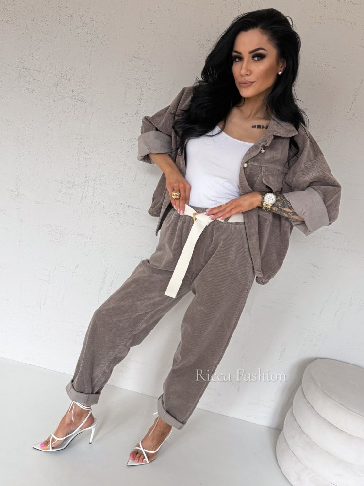 Spodnie sztruksowe BERGAMO,...