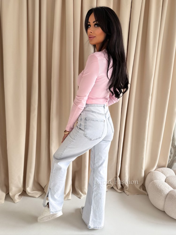 Bluzka z bawełny KATE, rosa