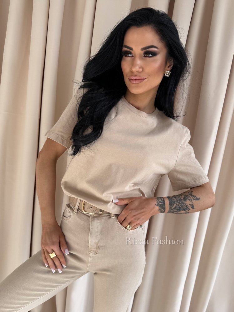 T-shirt bawełniany LUMINO,...