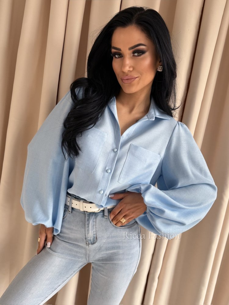 Koszula ARLETTA, baby blue