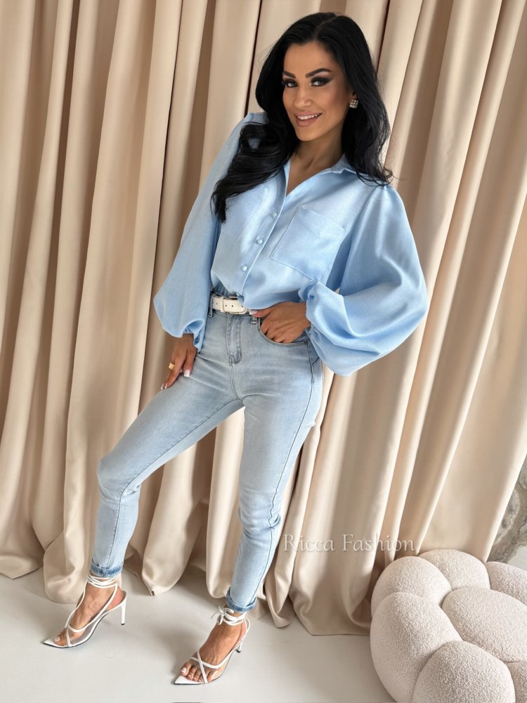Koszula ARLETTA, baby blue