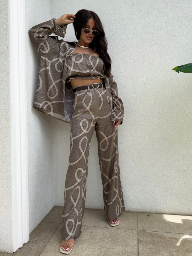 Komplet LAURENT, mokka