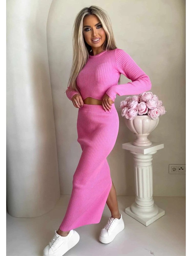 Komplet MELBOURNE, różowy