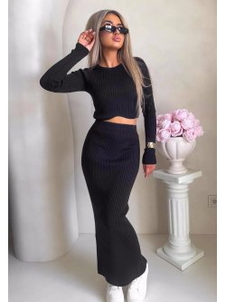 Komplet MELBOURNE, czarny