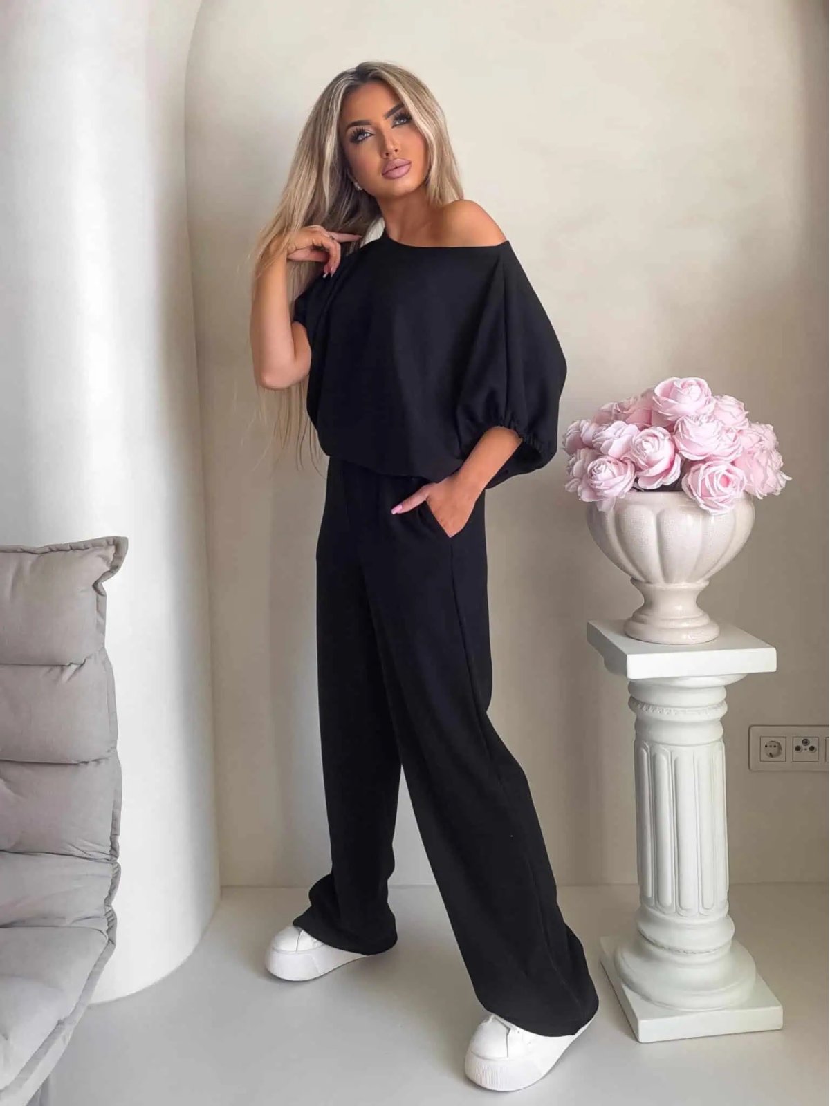 Komplet LUXE, czarny