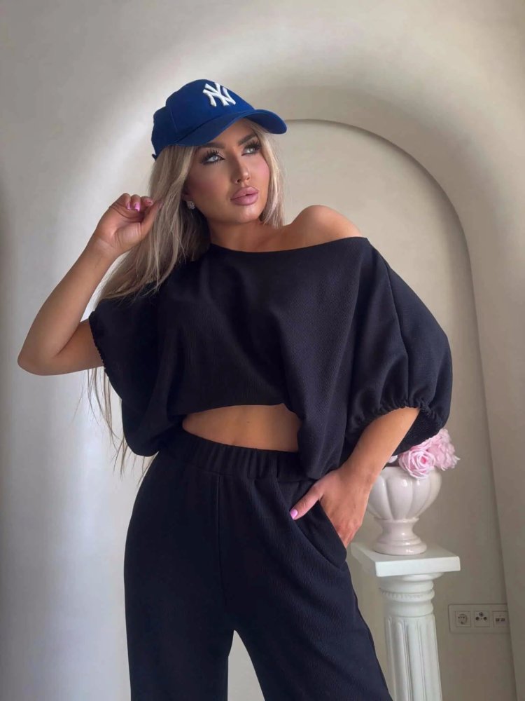 Komplet LUXE, czarny