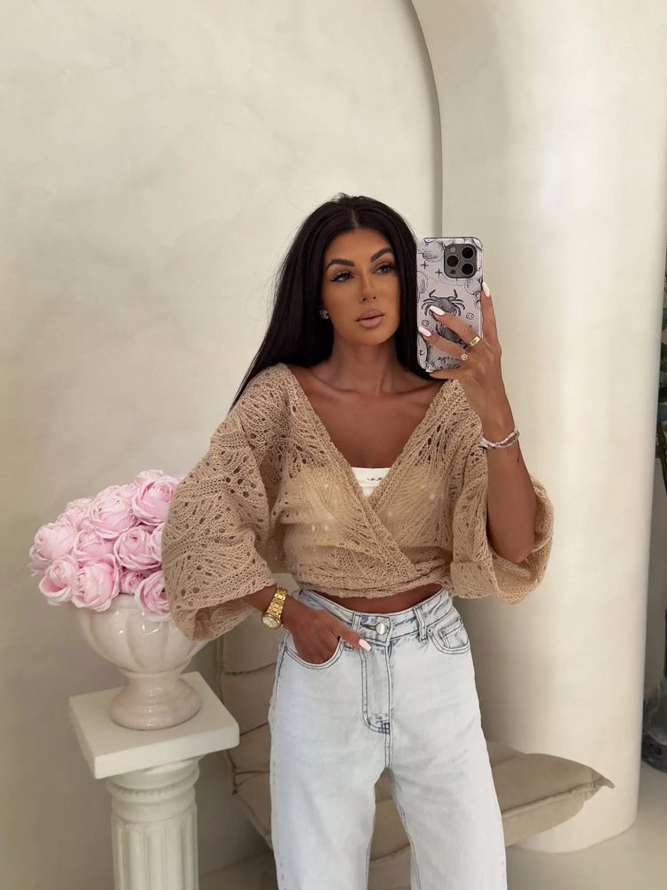 Bluzka/kimono z bawełny...