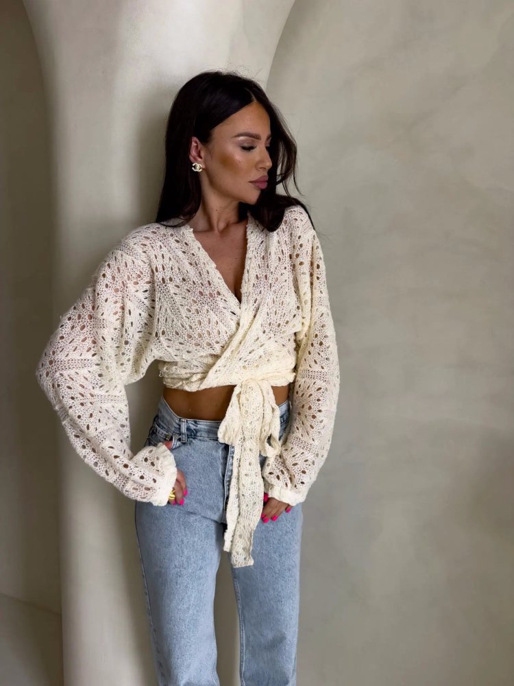 Bluzka/kimono z bawełny...