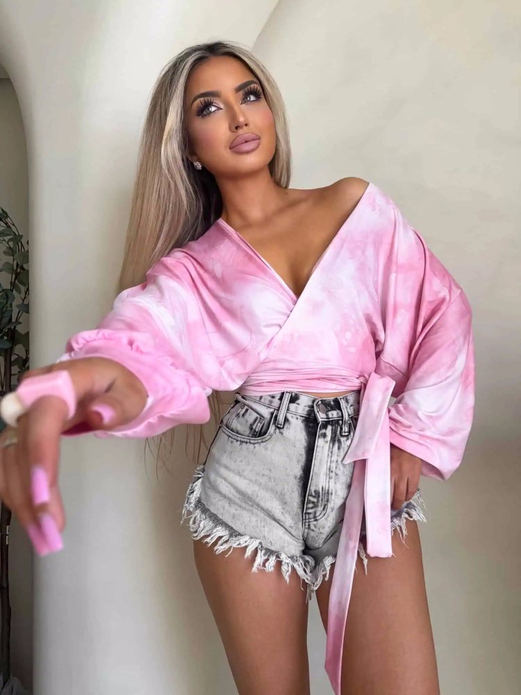 Bluzka z bawełną KAIRA...