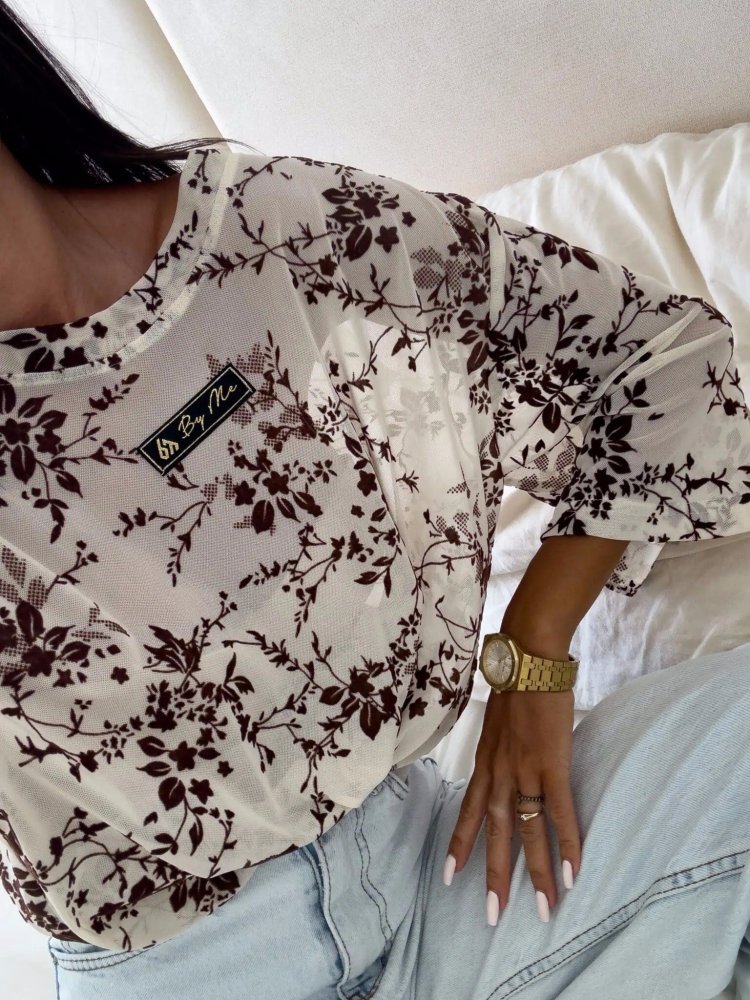 T-shirt MARMARIS print, twig