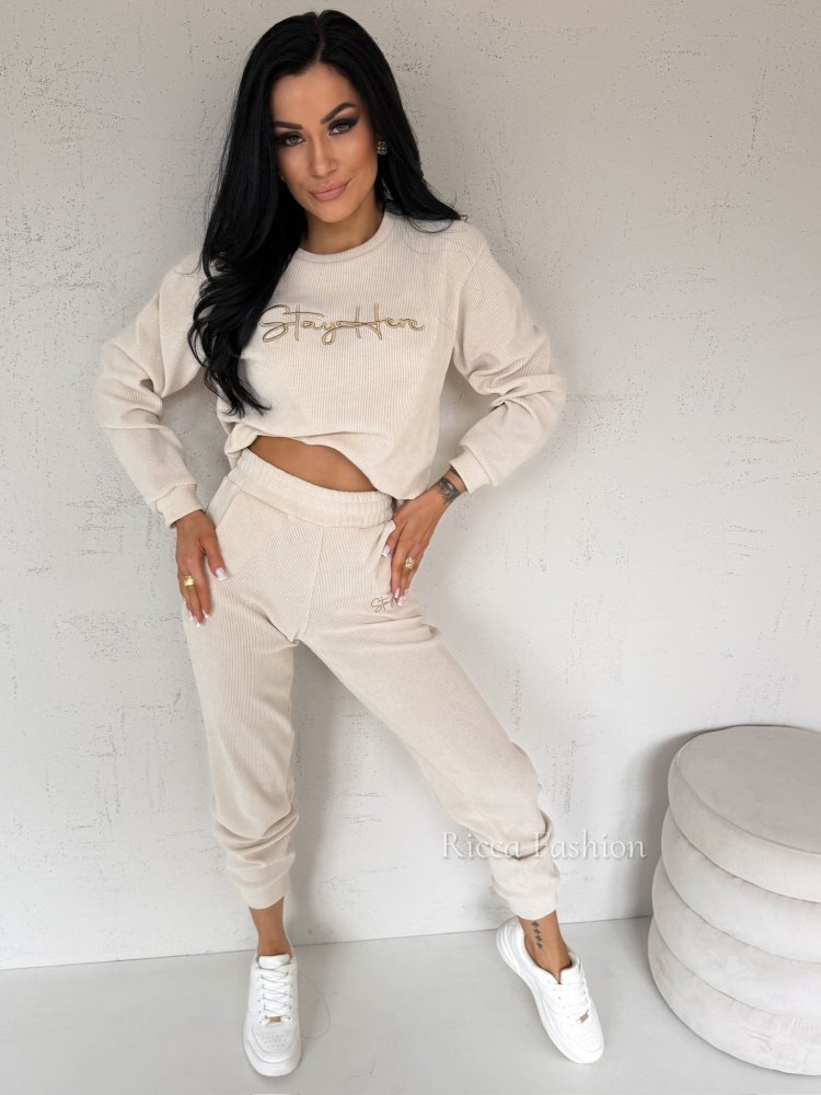 Komplet z wiskozą STAY WITH...