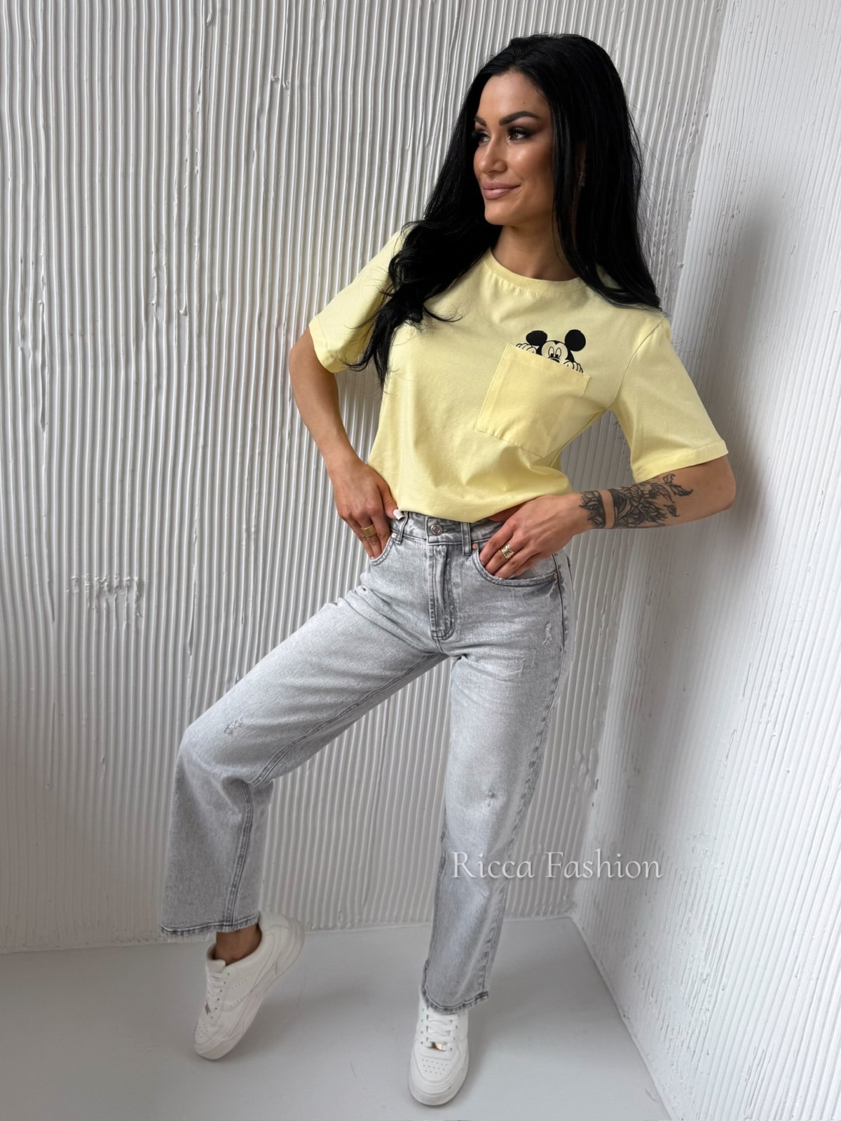 T-shirt bawełniany DISNEY, banana