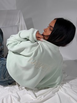 Bluza polarowa WARM UP, matcha