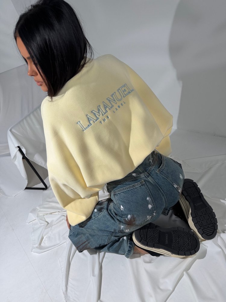 Bluza polarowa WARM UP, lemon