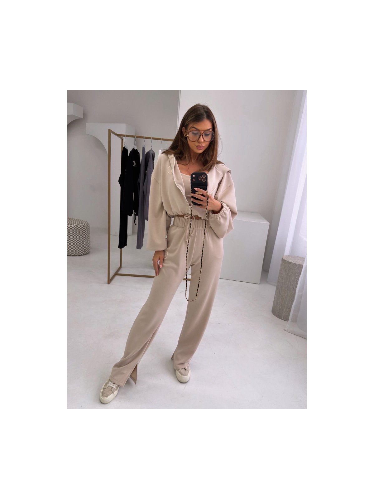 Komplet 3w1 z wiskozy MUSE, beige