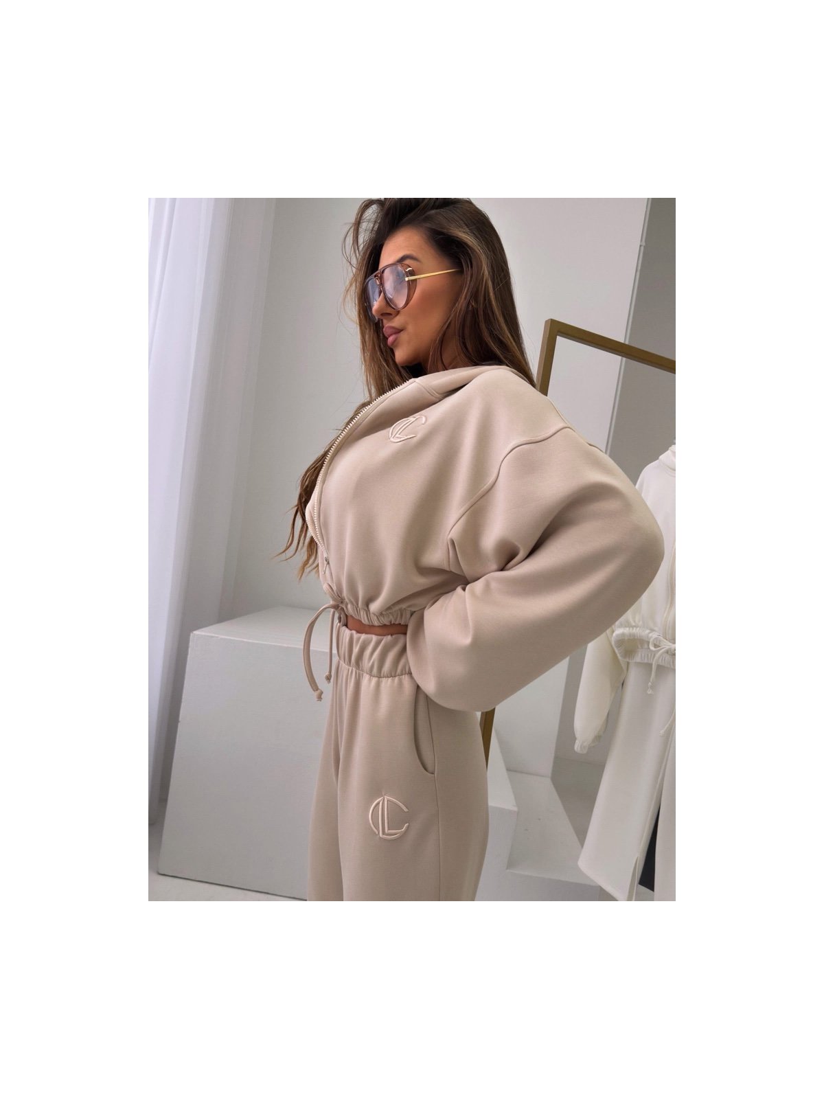 Komplet 3w1 z wiskozy MUSE, beige