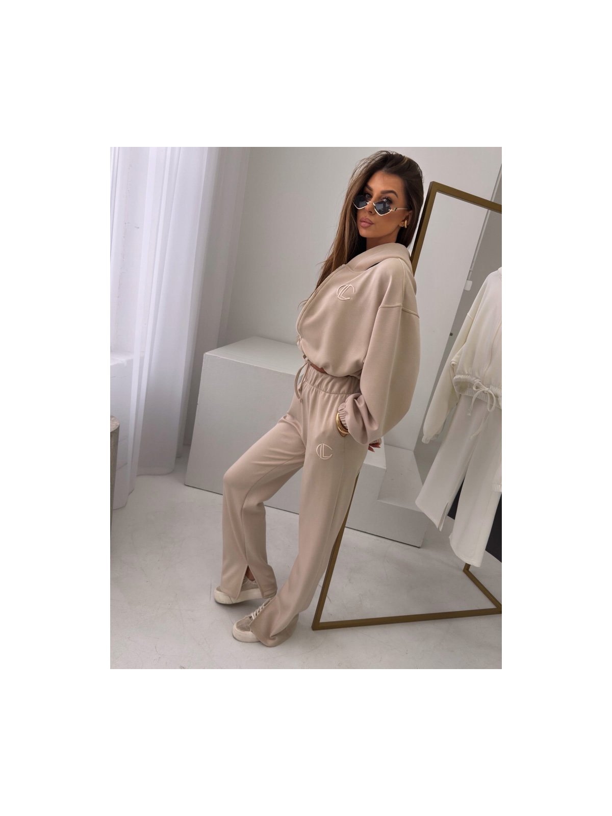 Komplet 3w1 z wiskozy MUSE, beige