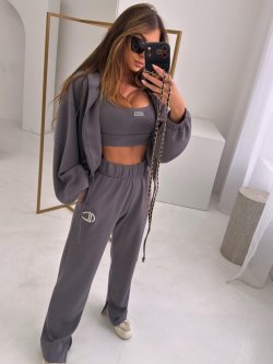 Komplet 3w1 z wiskozy MUSE, graphite