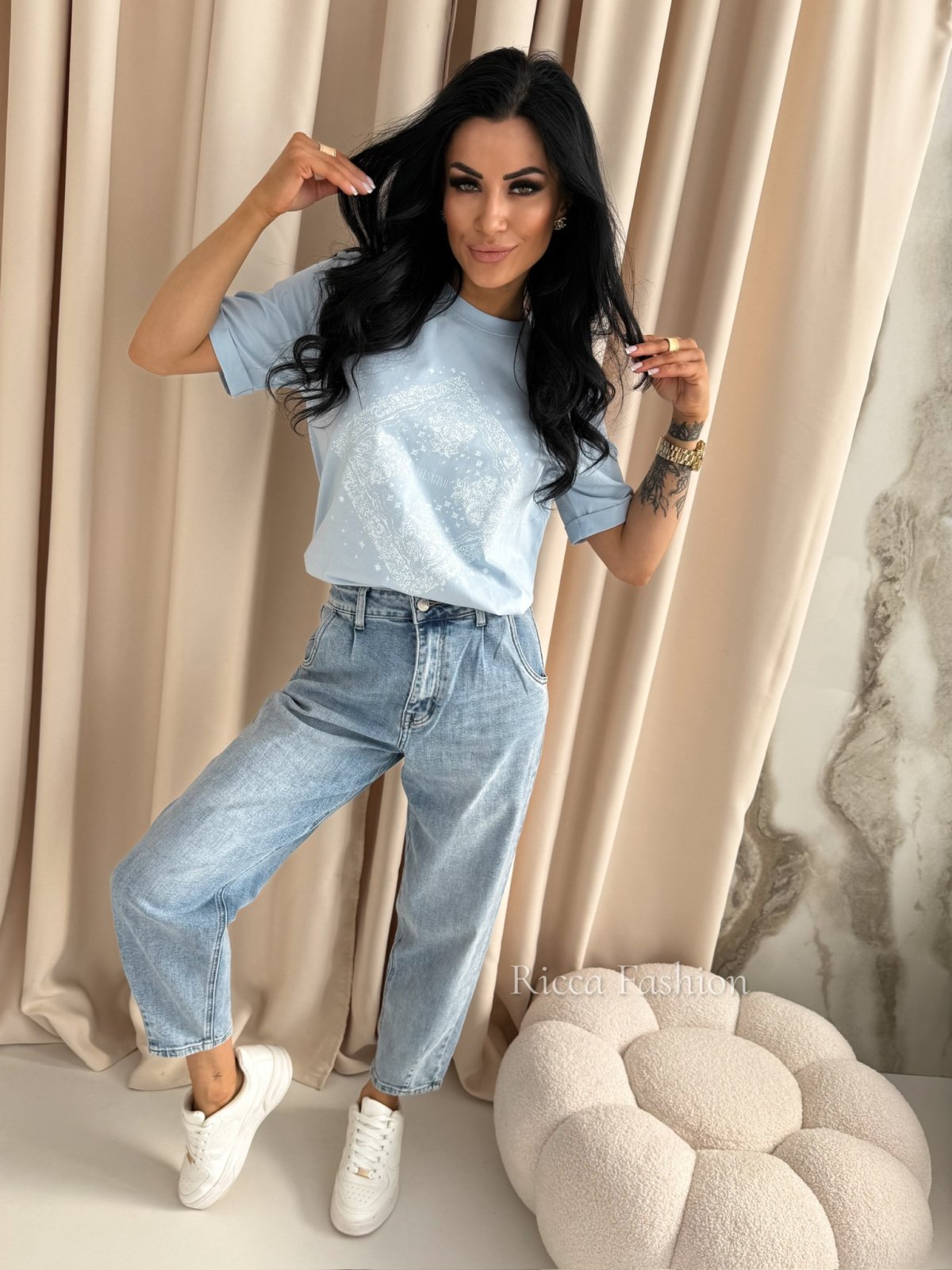 T-shirt NERO, baby blue