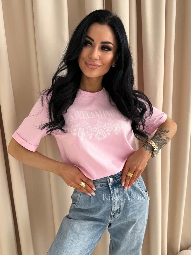 T-shirt OREN, sweet pink